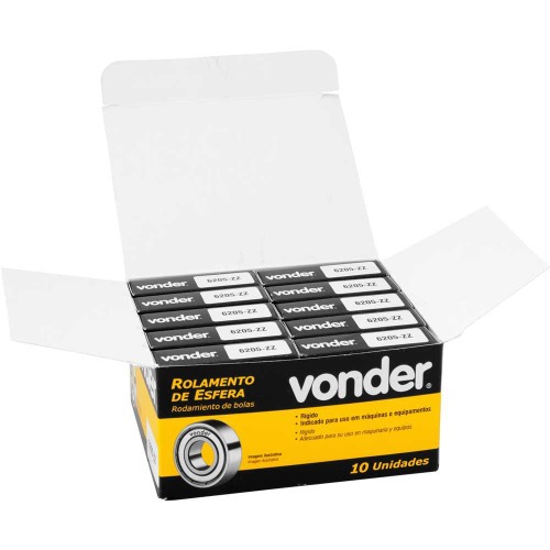 Rolamento rgido de esfera - 6205-ZZ