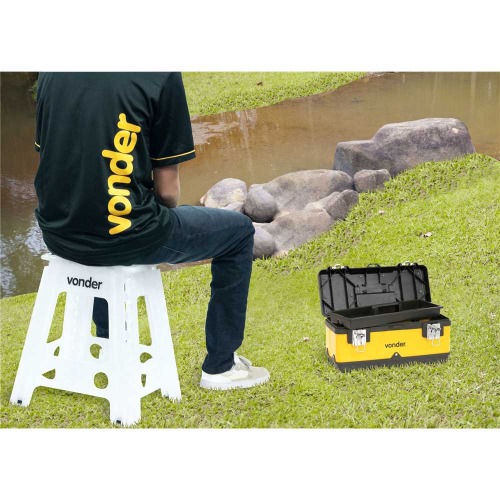 Banqueta plástica dobrável 450 mm Banqueta plástica dobrável 450 mm