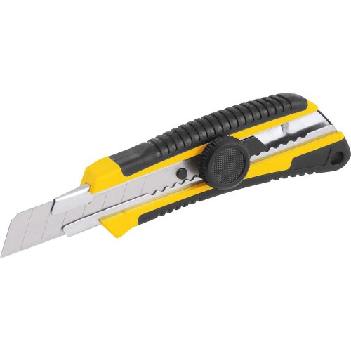 Estilete largo 18 mm emborrachado trava giratria - ES 180 