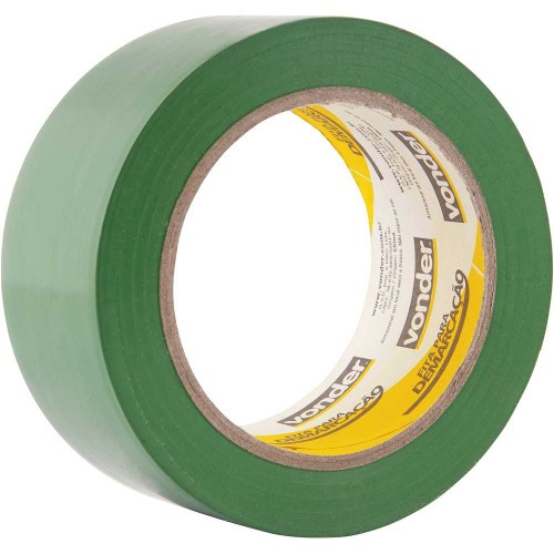 Fita adesiva para demarcao 48 mm x 30 m verde
