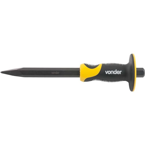 Ponteiro manual sextavado 250 mm com empunhadura