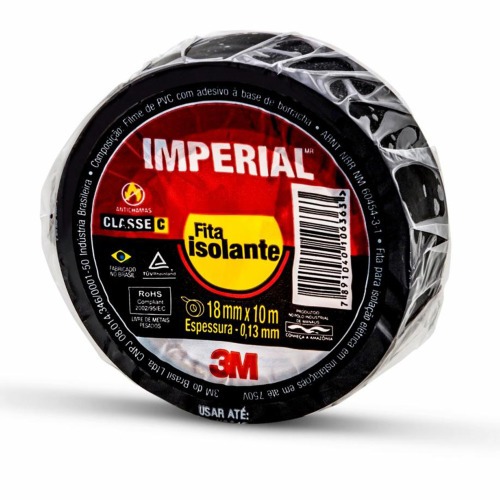 Fita isolante 18 mm x 10 metros - IMPERIAL SLIM Fita isolante 18 mm x 10 metros - IMPERIAL SLIM