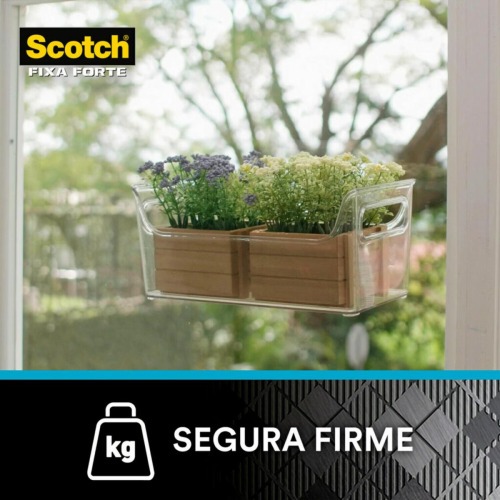 Fita adesiva dupla face 12 mm x 2 metros transparente