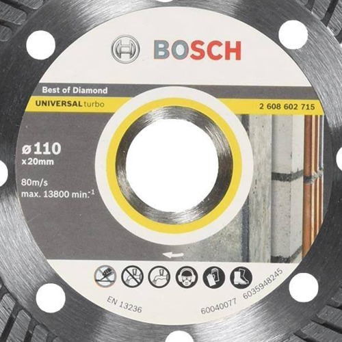 Disco diamantado turbo 110 mm para mármore Disco diamantado turbo 110 mm para mármore