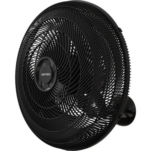 Ventilador de parede 50 cm oscilante preto 14062 - NEW 220V Ventilador de parede 50 cm oscilante preto 14062 - NEW 220V