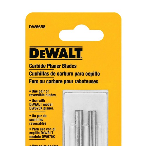 Cartela de lmina de wdea 80 mm para plainas com 2 peas - DW-6658