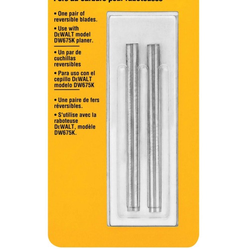 Cartela de lmina de wdea 80 mm para plainas com 2 peas - DW-6658