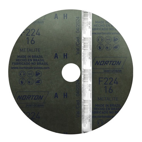 Disco de lixa de fibra 115 x 22 mm - F224 