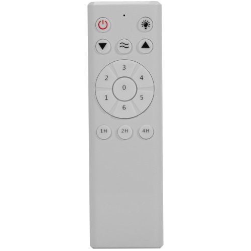 Ventilador de teto 3 ps Inverter dupla face branco/cinza com controle remoto - Elluz  110V/220V