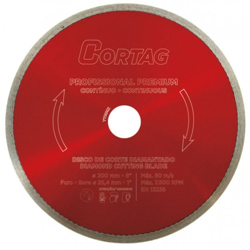 Disco diamantado liso 200 mm Cermica e porcelanato - Best Quality