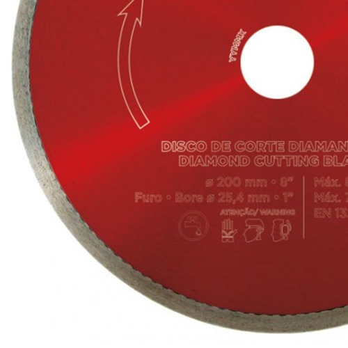 Disco diamantado liso 200 mm Cermica e porcelanato - Best Quality