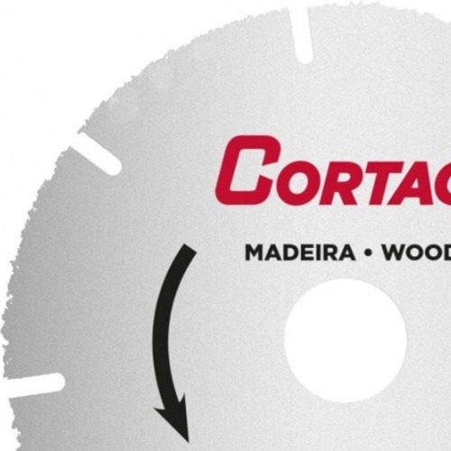 Disco de corte para madeira em tungstnio 110 x 20 mm - 61346