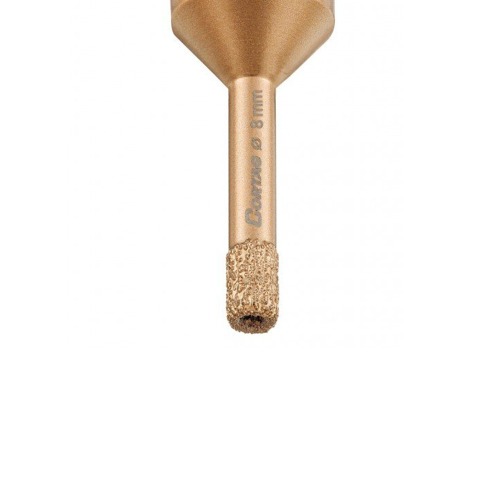 Serra copo diamantada 8 mm para esmerilhadeira rosca M14