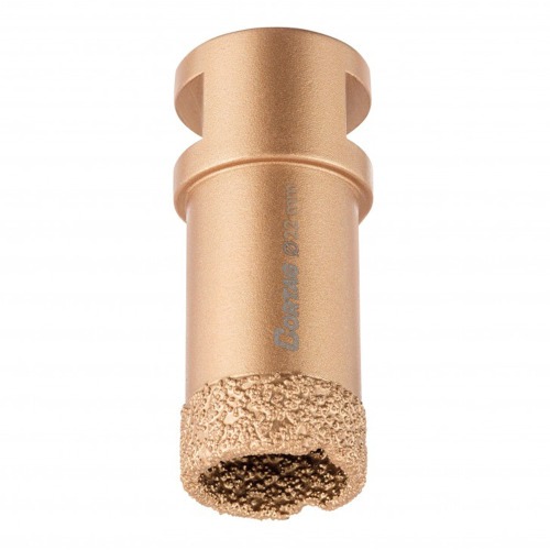 Serra copo diamantada 22 mm para esmerilhadeira rosca M14 Serra copo diamantada 22 mm para esmerilhadeira rosca M14