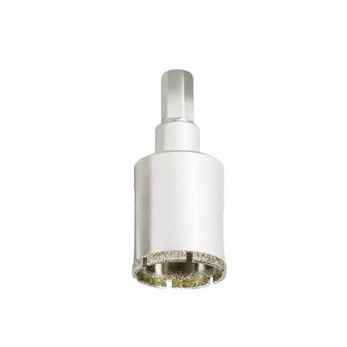 Serra copo diamantada 32mm para furadeira com haste sextavada 