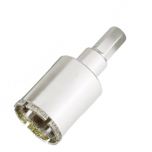 Serra copo diamantada 32mm para furadeira com haste sextavada 