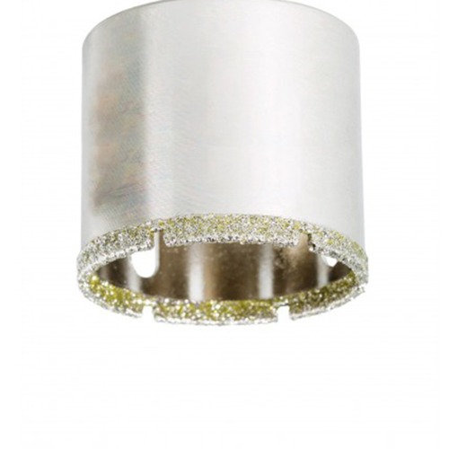 Serra copo diamantada 45mm para furadeira com haste sextavada 