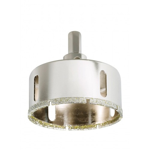 Serra copo diamantada 76mm para furadeira com haste sextavada - 60109 Serra copo diamantada 76mm para furadeira com haste sextavada - 60109