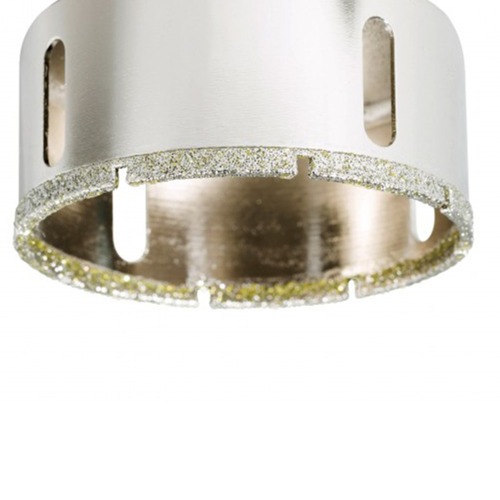 Serra copo diamantada 76mm para furadeira com haste sextavada - 60109 Serra copo diamantada 76mm para furadeira com haste sextavada - 60109