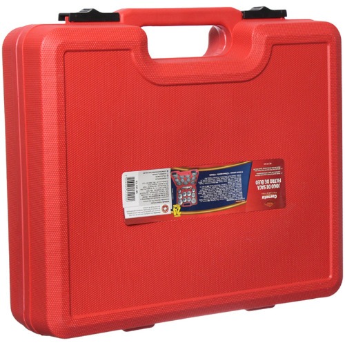 Jogo de saca filtro de óleo com 23 peças Jogo de saca filtro de óleo com 23 peças