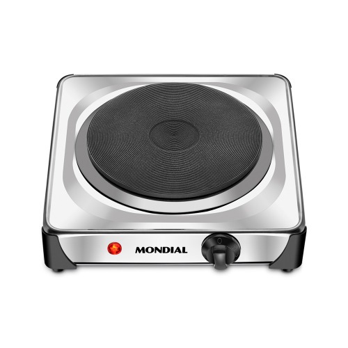 Fogão elétrico de mesa 1 prato 1.000 watts - Fast Cook 110V Fogão elétrico de mesa 1 prato 1.000 watts - Fast Cook 110V