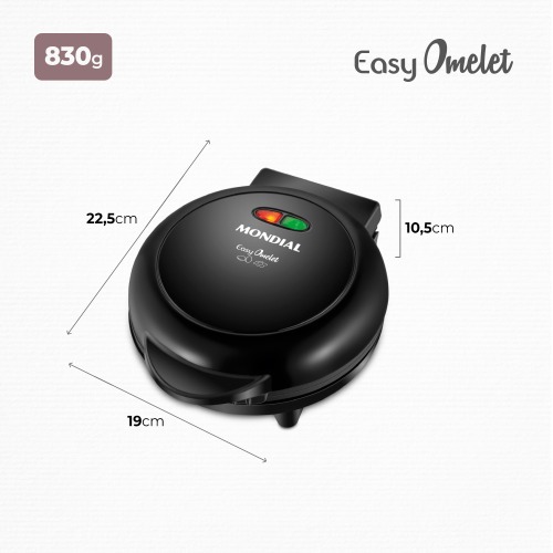 Omeleteira eltrica 800 watts Easy Omelet - OM-02   220V