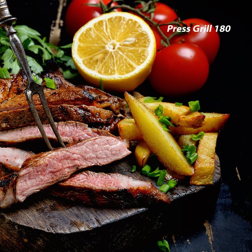 Sanduicheira Grill antiaderente 1.800 watts Press Grill Red Ceramic - PG-02  110V