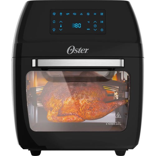 Fritadeira eltrica sem leo Air Fryer 12L 1.800 Watts 3 em 1 - Oven Fryer  110V