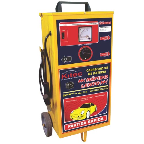 Carregador de bateria 12/24V rpido e lento com auxiliar de partida - CK24A200  110V/220V