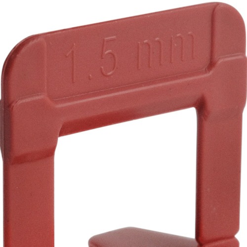 Espaador e nivelador para piso 1,5 mm com 500 peas - ECO