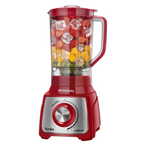 Liquidificador 12 velocidades 1200 watts Turbo Inox - L-1200RI 220V Liquidificador 12 velocidades 1200 watts Turbo Inox - L-1200RI 220V