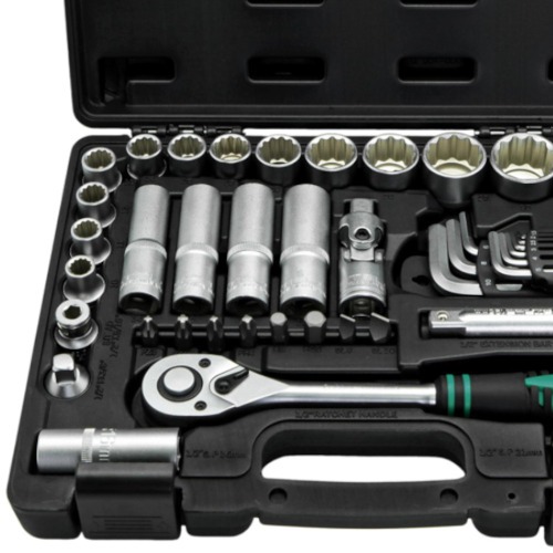 Jogo de soquete estriado 10 � 32 mm encaixe 1/2