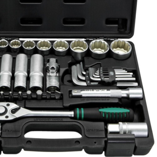 Jogo de soquete estriado 10 � 32 mm encaixe 1/2