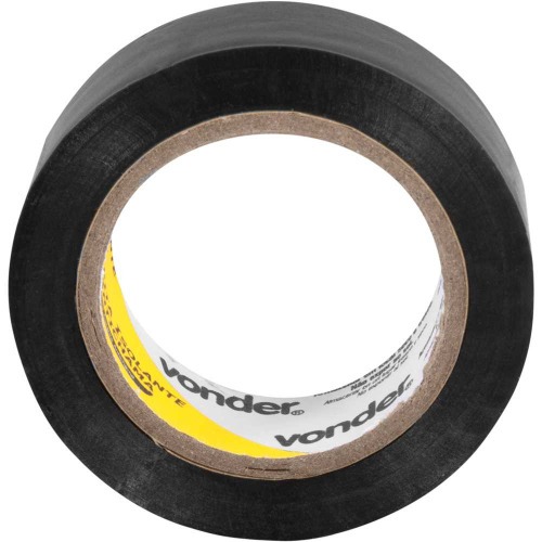 Fita isolante preta 19 mm x 10 m com 10 unidades 