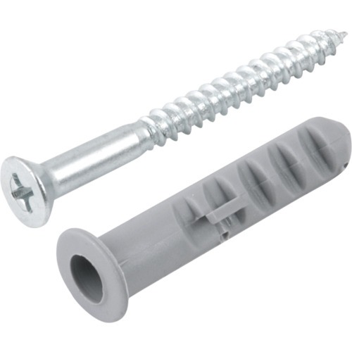 Jogo de parafusos com bucha 4,8 x 50 mm com 8 pares Jogo de parafusos com bucha 4,8 x 50 mm com 8 pares