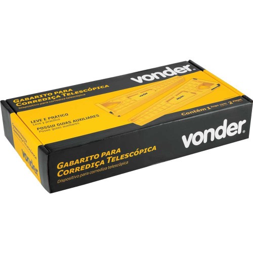 Gabarito para corredi�a telesc�pica