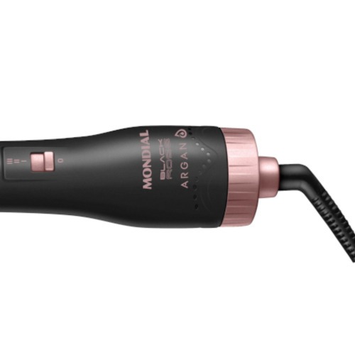 Escova secadora 1200W 3 em 1 Black Rose  - ES-14-BI  110V/220V Escova secadora 1200W 3 em 1 Black Rose  - ES-14-BI  110V/220V
