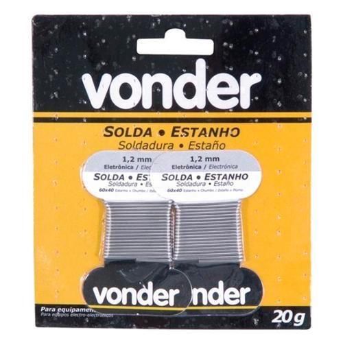 Estanho em fio 1,2 mm 60 x 40 com 20 g Estanho em fio 1,2 mm 60 x 40 com 20 g