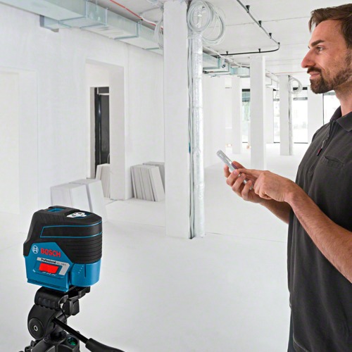 Nvel a laser 2 linhas 2 pontos de prumo alcance 20 m com acessrios e maleta - GCL 2-50 C