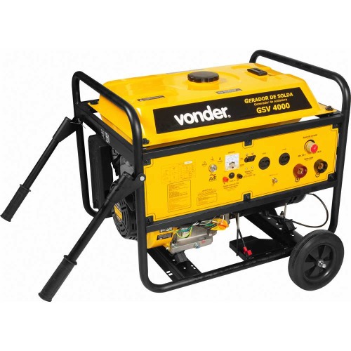 Gerador com mquina de solda 4KVA 190A 2 em 1 - GSV 4000  110V/220V