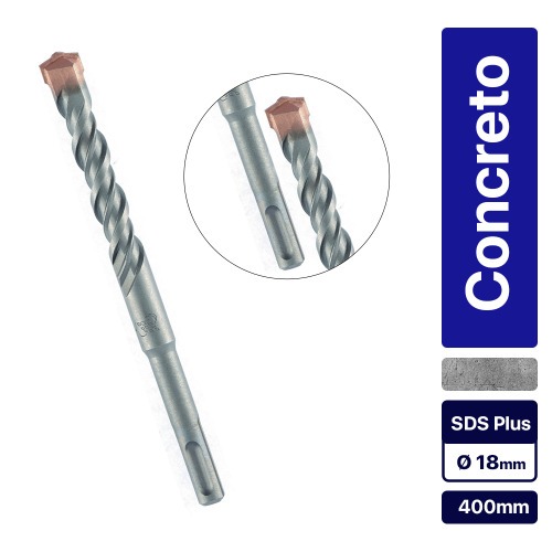 Broca de wdea para concreto 18 x 400 mm - SDS Plus