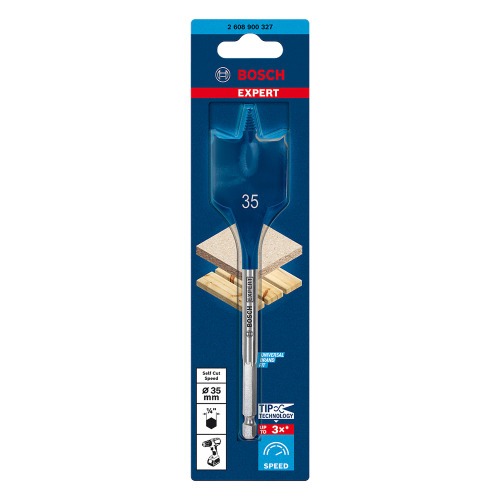 Broca chata para madeira 35 x 152 mm Expert - Self Cut Speed