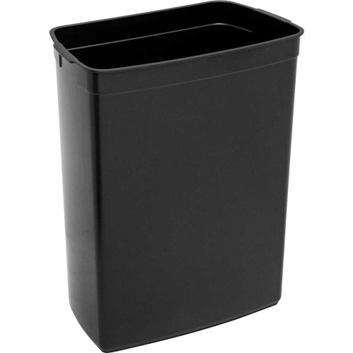 Lixeira inox retangular 50L com pedal Lixeira inox retangular 50L com pedal