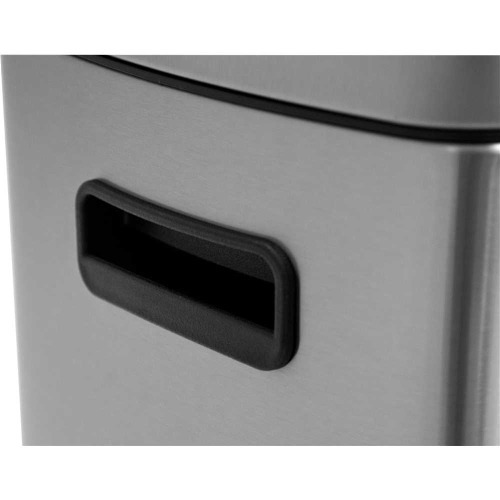 Lixeira inox retangular 50L com pedal Lixeira inox retangular 50L com pedal