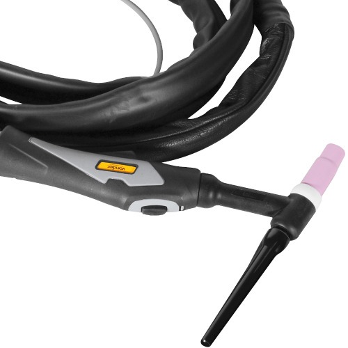 Tocha TIG TTV 206 3 metros conector 13 mm e adaptador M10 do gs 