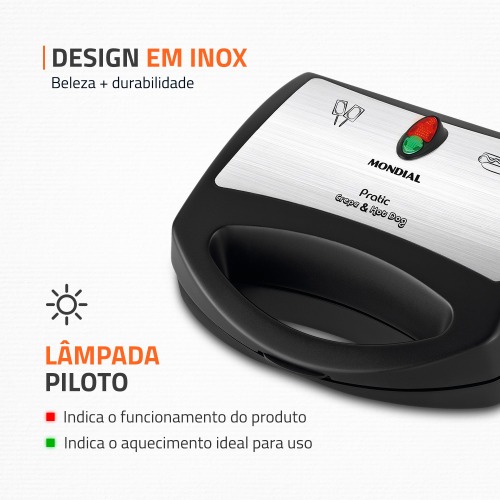 Crepeira antiaderente Pratic - CP-01  220V