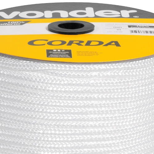 Corda multifilamento tranada 8 mm rolo com 258 metros