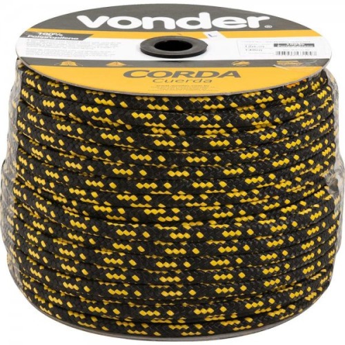 Corda multifilamento tran�ada 12 mm x 140 m cores diversas  