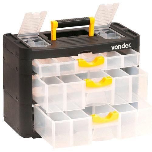 Organizador pl�stico com 2 compartimentos externos - OPV0400