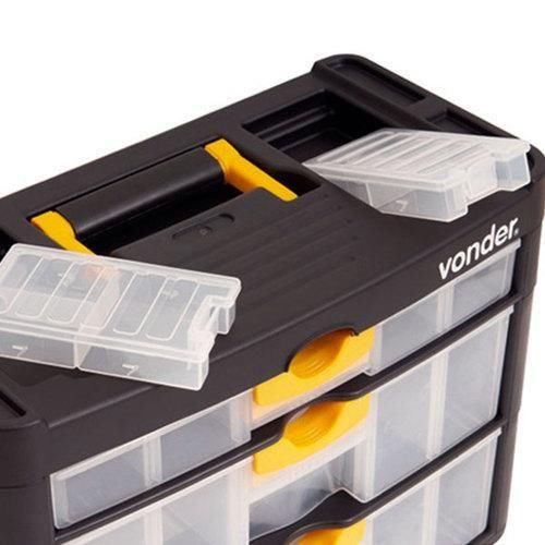 Organizador pl�stico com 2 compartimentos externos - OPV0400
